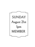 Vineyard Tour, Sun 8/21, 1pm - Member